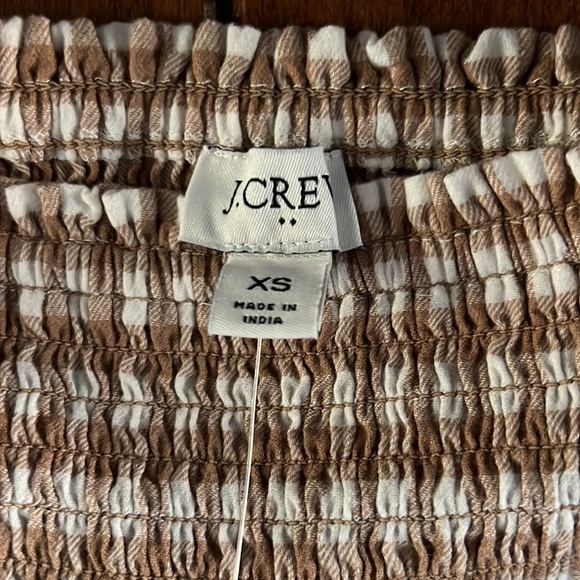 Cropped gingham blouse - Picture 2 of 2